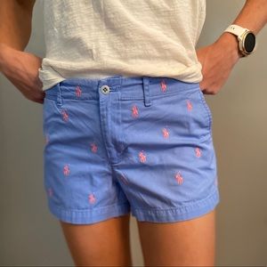 Polo by Ralph Lauren Shorts - Baby blue and Pink